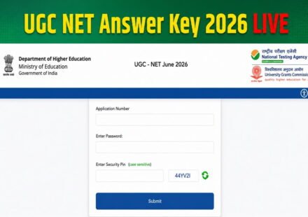 UGC NET Answer Key 2026 Latest Update