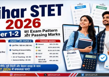 Bihar STET 2026 Exam Pattern Paper 1 और Paper 2